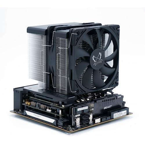 Scythe Fuma 3 CPU Air Cooler, Intel LGA1700, LGA1151, AMD AM5/Ryzen 120mm, Dual Tower, Black Top Cover by SCYTHE - Image 5