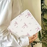 NITITOP Compatible for iPad Air 6th 11-Inch M2 (2024),iPad Air 5/4 (2022/2020 5th/4th Generation 10.9-Inch) Case with Pencil Holder Cute Floral Bow Ribbon Trifold Stand Soft TPU Protective-Flower Bow - Image 4