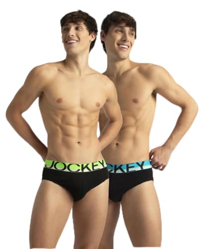 Image of Jockey FP01 Men's Super Combed Cotton Solid Brief with Ultrasoft Waistband