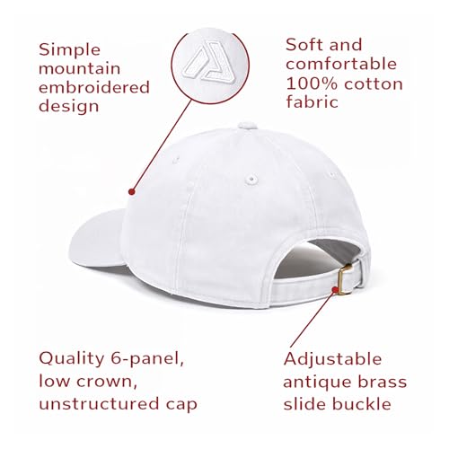 Image of Aprodo Adjustable Cap for Men & Women | Lightweight Breathable Unisex Hat for Sun Protection | for Workout, Travel, Outdoor Activities & Sports