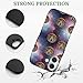 UTRSIFB Slim Protective Cover Compatible for iPhone 17 Case Space Galaxy Doughnut Donut Cat, Lightweight TPU case with Anti-Slip Grip and Precise Cutouts for All Ports