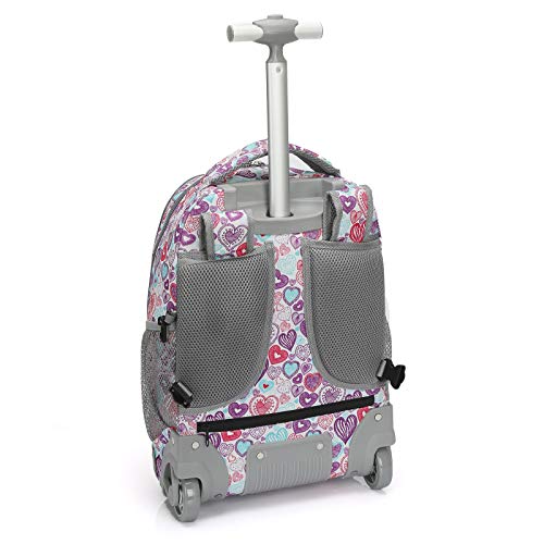 Tilami Rolling Backpack 19 Inch Wheeled Boys Girls Travel School Student Trip… #TOP6