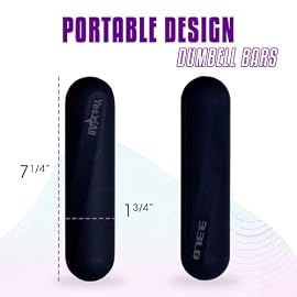 Yes4All Soft Silicon Coated Dumbbell Hand Weights Set of 2 – Charcoal/Pink, Dumbbell bar for Women at Home, Office, Gym