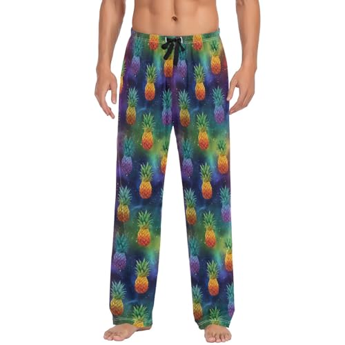 Pineapple Men’s Pajama Bottoms Comfortable Relax Fit Lounge Pants3
