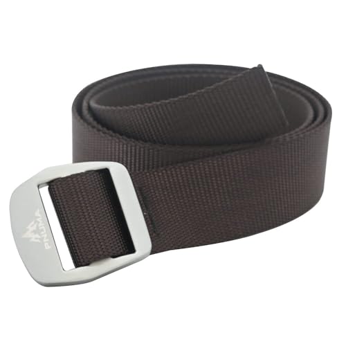Pnuma Outdoors Pathfinder Web Belt, 38MM Nylon, Water-Resistant, Corrosion-Resistant Buckle, Slate (PA-WB-SL) - Main Image