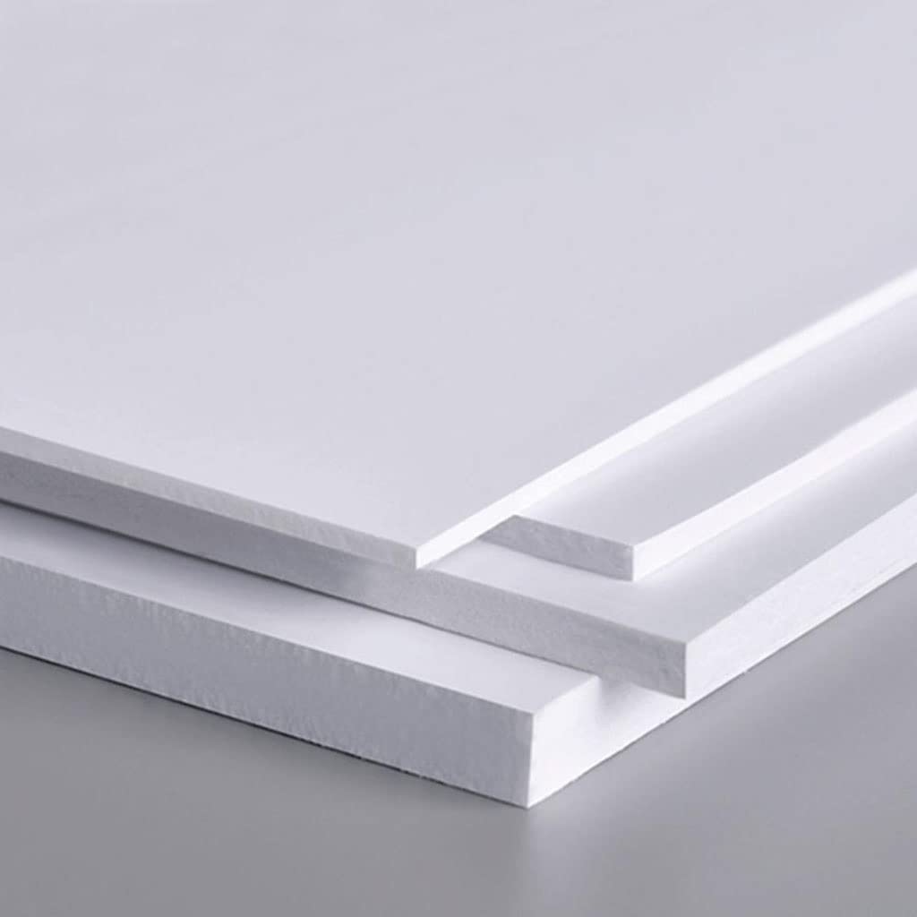 Cuttable Sponge Sheet, Foam Pad Inserts,5pcs PVC Board Plastic Model, White Color Foamboadrd Plate 300x200mm(3mm)