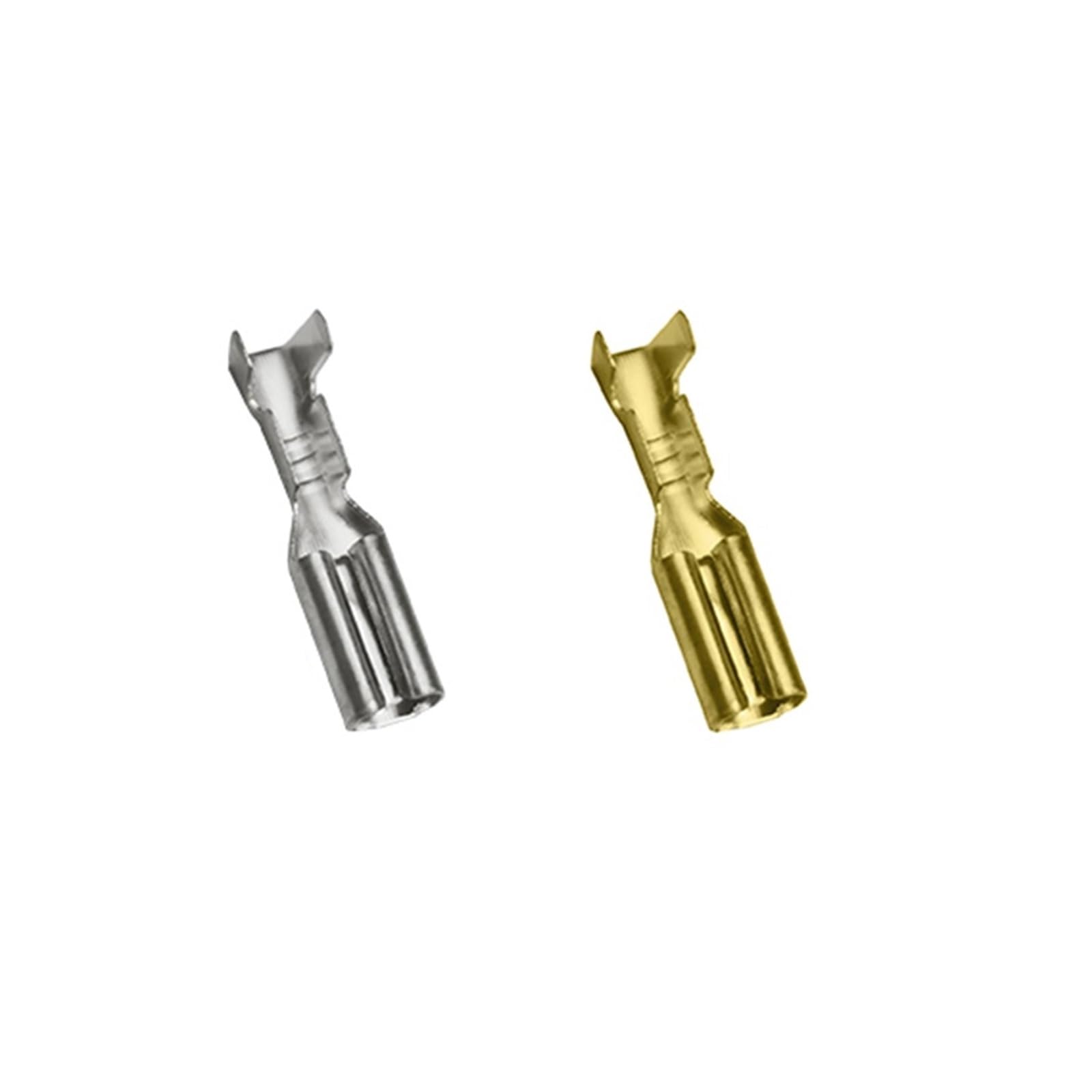 Borne à sertir femelle 2.8mm à ressort en laiton pour câblage audio voiture