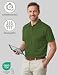 ALPIDEX Herren Poloshirt 3er Set Funktionsshirt Atmungsaktiv Golf Sport