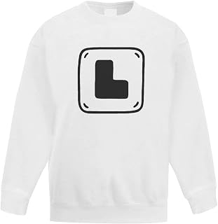 Azeeda 'Learner Plate' Kid's Sweatshirt/Jumper (14-15 Years) (KW00037806)