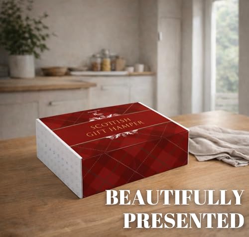 Hattie’s Gifts Scottish Gifts – Luxury Biscuits Gift Set with Individually Wrapped Shortbread & Scottish Fudge Bar – Valentine’s Day Sweet Treats Hamper for Women and Men - Image 6