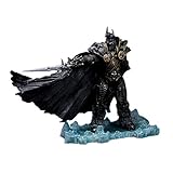 ◆ PVC-Abbildung Hohe 8,6 Zoll / Action-Figur High 7 Zoll, Eigenschaften des Lichkönigs: Arthas Menethil aus der Bestseller-Erweiterung Wrath of the Lich King (2 Stück)