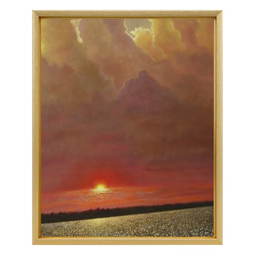 Image of 8x10 Canvas Floater Frame for 0.6-0.9 inch Deep Canvas Painting,Gold | YIVIVEN Canvas Floating Frames for Wall Art Decor,Canvas Frame for Art Prints,Frame for Oil Painting,Painting Frames Kit