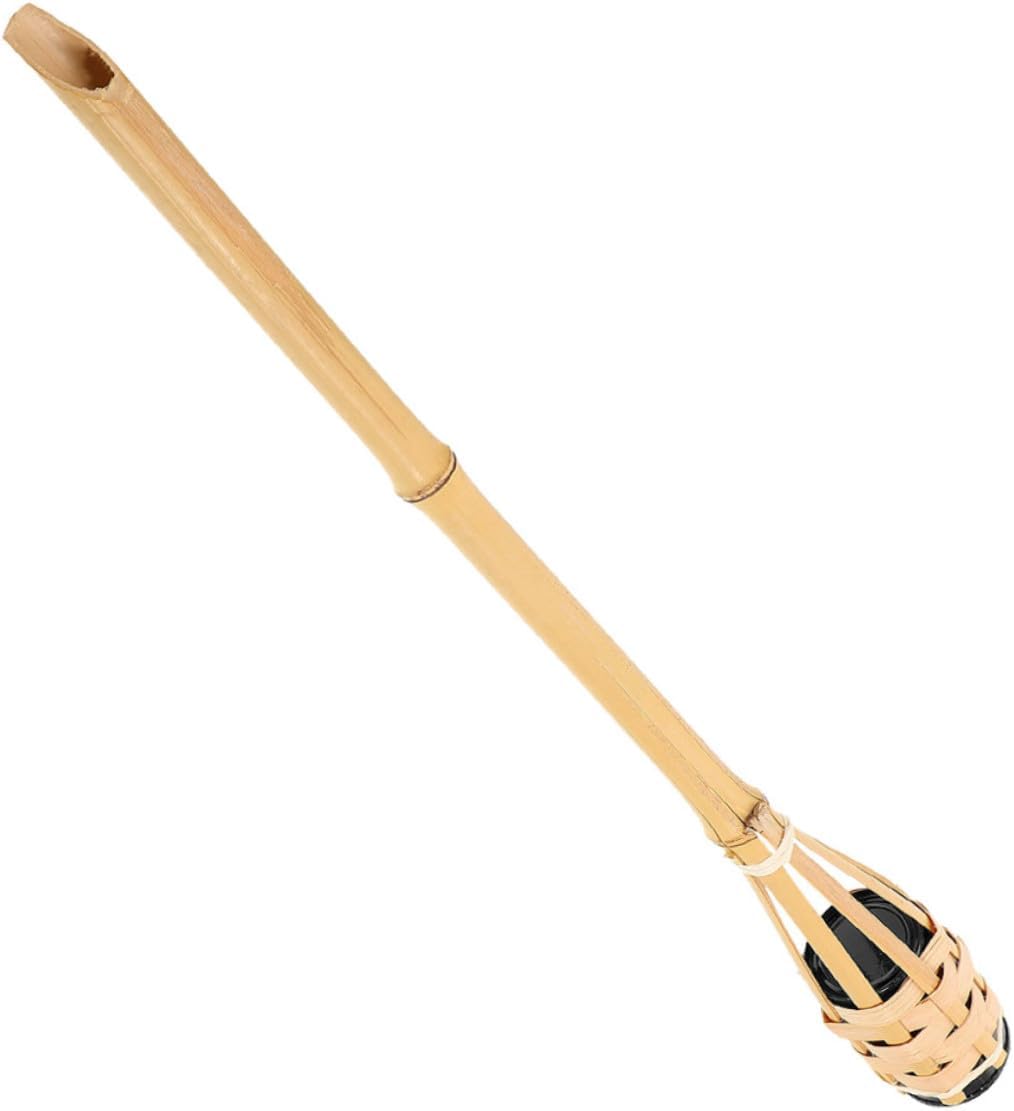 Torch Oil Lamp for Outdoor Yard Garden Lighting, Decorative Flame Wand Torch for Pathway and Festival Use, Natural Color,