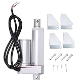 Producto de alta calidad. Actuador lineal Motor de 50 mm Carrera de alta resistencia 750N línea recta actuador lineal eléctrico 24V