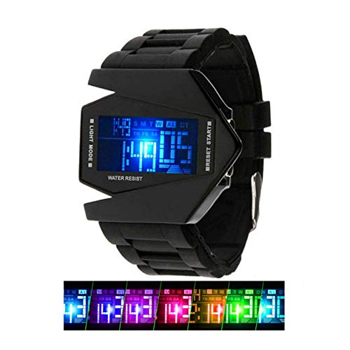 MASTOP Mens Womens Digital Watch 30M Waterproof Sport Electronic Quartz Silicone Watch for Student Age Above 10