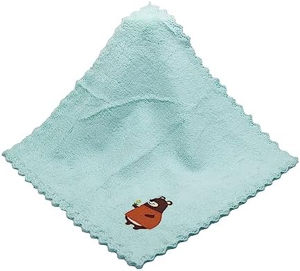 Khillayox Microfiber Women's & Kid's Handkerchief 400 GSM/Solid Extra Soft and Super Absorbent Hankies for Women, Kids, and Newborn Babies - Set of 6