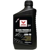TRIAX HD Gear Premium LS 80W-90 GL-5, compatible avec le glissement limité GL-5, boîtes de vitesses manuelles, systèmes d'engrenages hypoïdes, différentiels, approuvé par l'OTAN (1 Pinte)