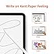 [3 Stück] Like Matte Papier Folie für iPad 9./8./7. Generation (10,2 zoll, 2021/2020/2019), [Blendfreiem] PET Papier Gefühl schutzfolie zum Zeichnen, Schreiben, Skizzieren
