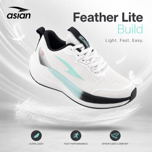 Image of ASIAN Hypercushion Carbon-13 Men's Running Shoes | Lightweight Memory Foam Shoes with Breathable Mesh Upper