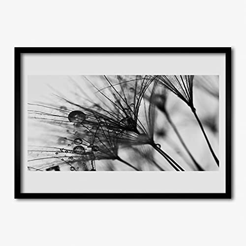 Abstraction plant graphics affiche Tulup 70x50 cm cadre en MDF pour habiller un mur vide