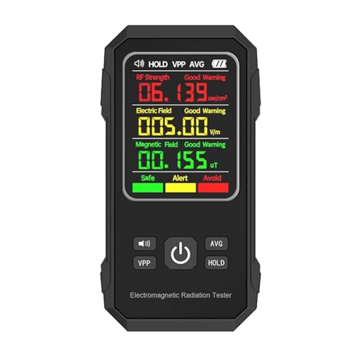 Medidor Digital de Radiación EMF detector de campo electromagnético miniatura 1