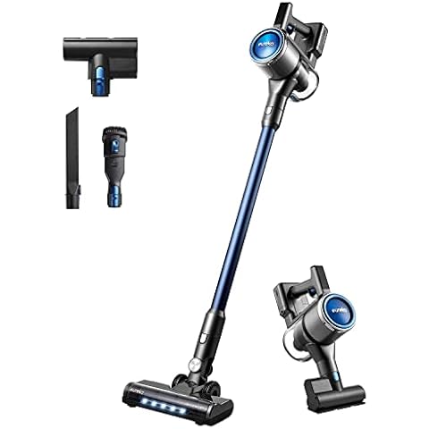 Eureka AK10 Lightweight Cordless Stick Vacuum Cleaner 26KPa,450W Powerful BLDC Motor Wireless Vacuum Cleaner for Multi Flooring Deep Clean, Up to 60 Mins Runtime Detachable Battery with LED Display Cover