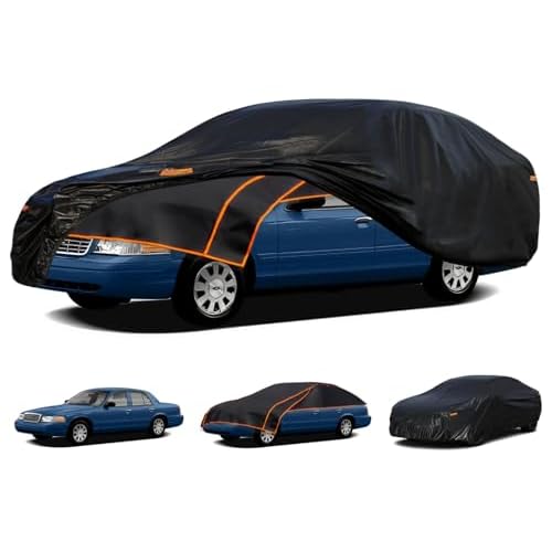 Kayme Hail Protector Car Cover Custom Fit for Ford Crown Victoria (1991-2010), Anti Hail Blanket with Multilayer Thickened Design, Hail Proof & All We