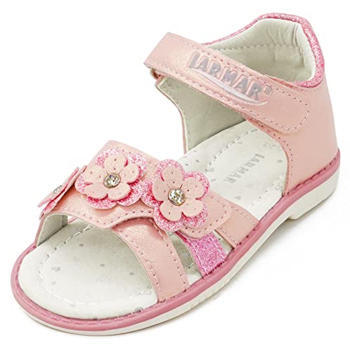 Larmar Girl's Sandals Kid's Boy's Sport Water Sandals Soft Sole Close Toe Sport Beach Sandals Outdoor (Toddler/Little Kid/Big Kid) Pink 10 Toddler 27 Eu #TOP30