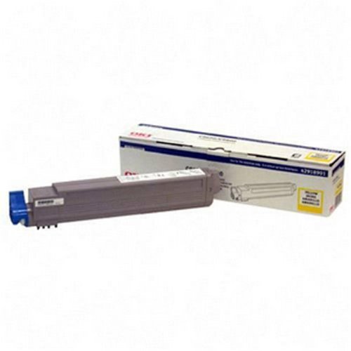 Toner jaune Oki C9600 consommable laser 42918901 haute capacité