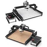 Milling Machine Engraving Machine wood Tools Work Area 430 * 390mm 3 Axis 500W Spindle Metal Router for Wood Acylic(With 40w laser,Touch Controllor)