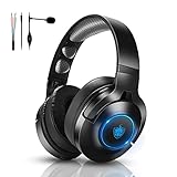 🎧🎧AUSGEZEICHNETES BLUETOOTH-OVER-EAR-HEADSET: Verwenden Sie Bluetooth, um Ihr Telefon, Ihren PC und das drahtlose Bluetooth-Headset zu verbinden. Sie können Musik und Filme jederzeit und überall im Bluetooth-WLAN-Modell genießen. Als Bluetooth-Headset verfügt es über eine wunderbare Rauschunterdrückungsfunktion. Mit Stereo-Soundeffekt und 40-Stunden-Spielzeit gewährleistet das Headset die Stabilität und Wiedergabetreue des Sounds bei der Verwendung.