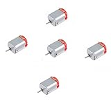 ESPtronics (5 Pcs) Mini DC Motor Kit DC Motor for DIY Electronic Projects and Models Small Electric Toy Motor Kit 3V to 6V DC Motor Kit for Kids