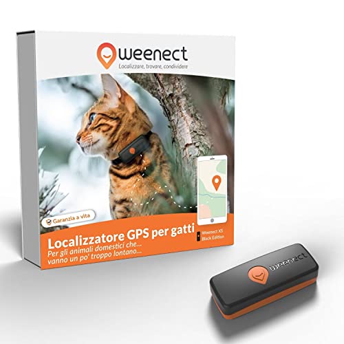 Collare GPS Per Gatti MWZBTG - Localizzatore Impermeabile IP67