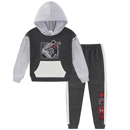 Image of Marvel Spider-Man Miles Morales Boys Hoodie and Pants Set for Big Kids
