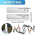 HQRNYP 4PCS Fuel Injector Cleaner Kit, Injector Tester, Universal Fuel Injector Flush Cleaner Adapter DIY Cleaning Tool Kit with Test Lead, Car Accessories Fuel Pressure Tester for Auto Car Gas Fuel