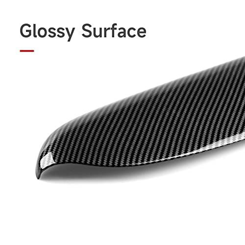 Image of Inner Door Armrest Cover Decals for Honda Civic 2016 2017 2018 2019 2020 2021 10th Gen Accessories ABS Carbon Fiber Stickers, NOT for Coupe Model
