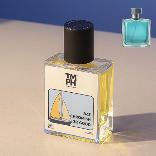 Image of TMPerfumehouse AZZ CHROMISH SO GOOD EDP for Men & Women | Fresh, Aquatic & Long Lasting Perfume Spray | Citrus, Woody & Aromatic Fragrance | Luxury Gift for Him & Her | TMPH | 50ml