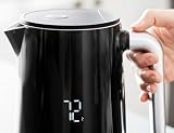 Tefal - Bouilloire Smart'n Light Noire - Écran digital - 1,7 L - 4