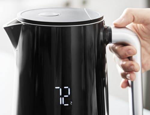 Tefal - Bouilloire Smart'n Light Noire - Écran digital - 1,7 L - 4