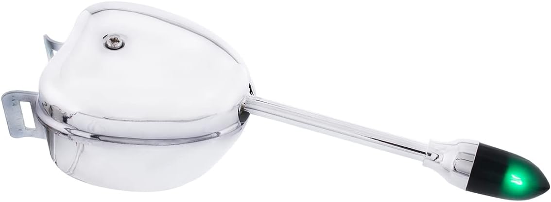 United Pacific Chrome 12V Universal Turn Signal Switch Replacement for Early Cars & Trucks, 7-Wire System, Adjustable Steering Column Clamp - 1 Unit