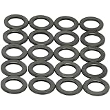 TIRYTU Titanium Flat Washers M5, 20-Pack - Lightweight & Corrosion-Resistant for Marine, Bicycle, Drone & Outdoor Applications (Black)
