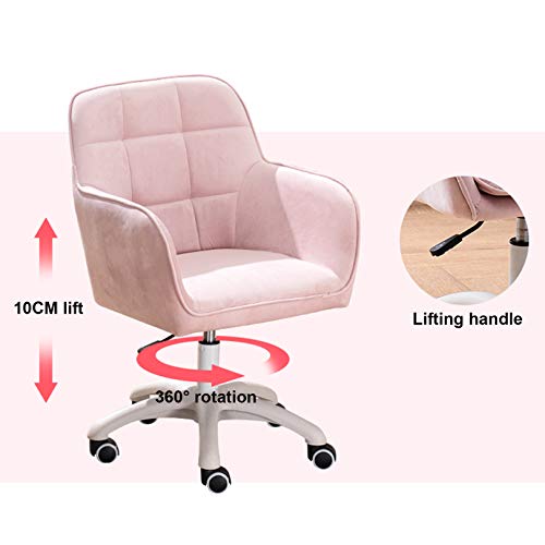 Chaise de bureau pivotante réglable en hauteur siège ordinateur ergonomique