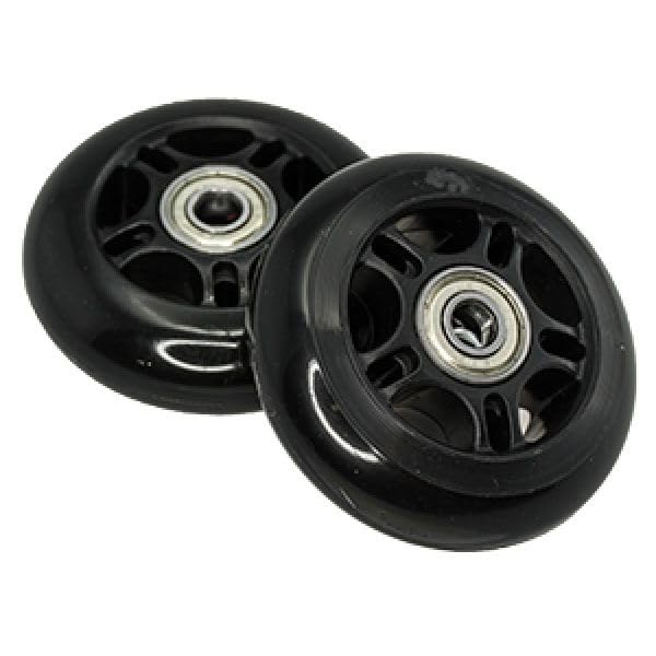 Drift Rider/PowerRider Lot de 2 roues arrière Noir 76 mm