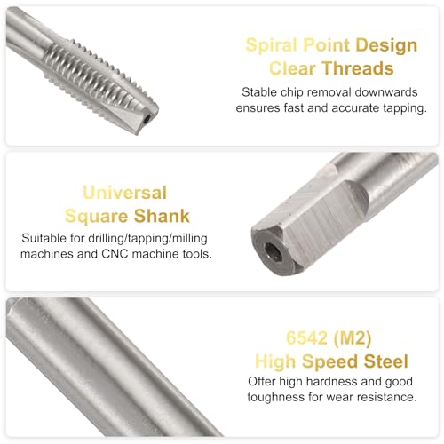 Herramienta de roscado extralarga con punta en espiral M10 x 1.5 4