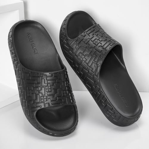Image of Red Tape Men's Casual Sliders for Lightweight Everyday Comfort