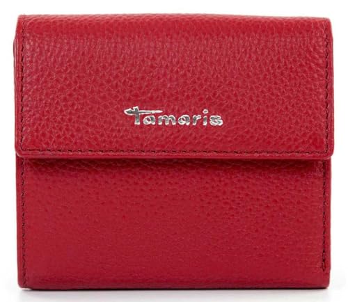 Tamaris Amanda Geldbörse Leder 10 cm, Rot
