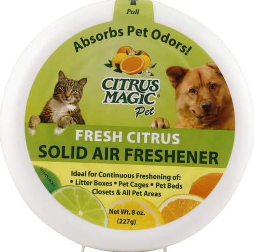 Image of Citrus Magic Pet Solid Air Fresheners, Fresh Citrus, 8 Ounce, (Pack of 6)