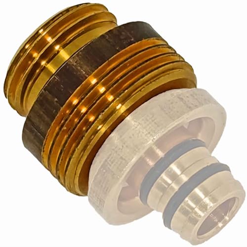 Flamco Ausgleichstülle G 3/4" Außengewinde X G 1" I Konus Messing Vernickelt Selbstdichtend · F10512 · Verschraubungen & Verbinder · Heizung