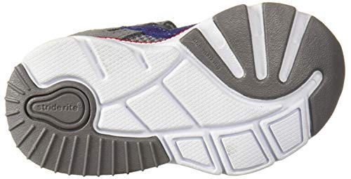 Stride Rite Baby-Boy's Made2Play Indy Athletic Sneaker, Navy/Grey, 9 W US Toddler4