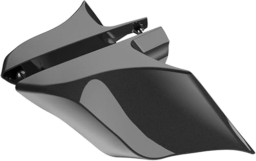 Miniatura 111 de Advanblack Barracuda - Cubiertas laterales estiradas plateadas (brillantes), paneles extendidos para Harley Touring Street Glide Road Glide Electra